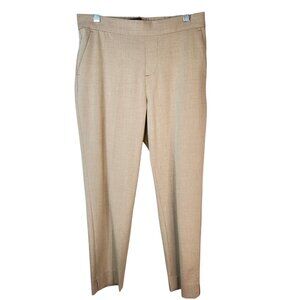 2/$30 Banana Republic 0 Hayden Petite Herringbone Pants Beige Viscose Blend